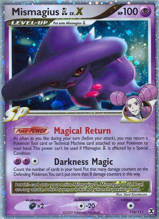 Mismagius GL Lv.X 110  - Holofoil Rising Rivals - Ultra Rare