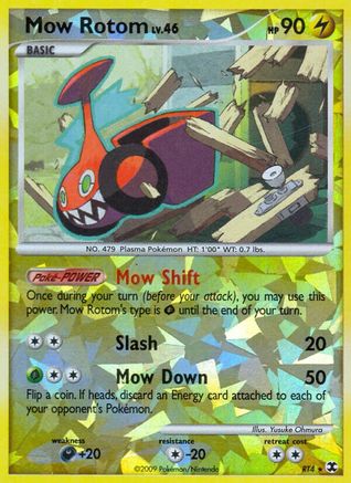 Mow Rotom RT4  - Reverse Holofoil Rising Rivals - Ultra Rare