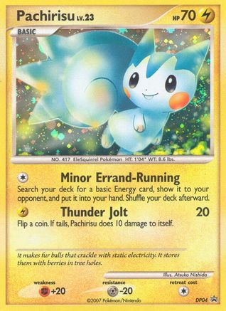 Pachirisu DP04  - Holofoil Diamond and Pearl Promos - Promo