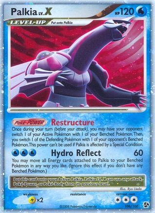 Palkia LV.X 106  - Holofoil Great Encounters - Ultra Rare