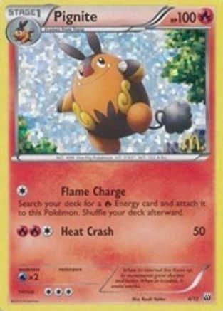 Pignite 004/12  - Holofoil McDonalds Promos 2012 - Promo