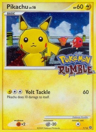 Pikachu 007  - Holofoil Rumble - Promo