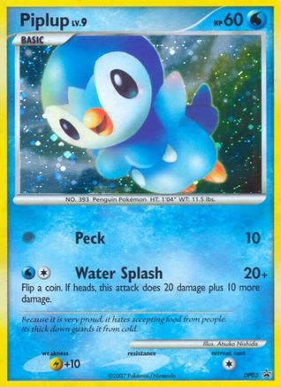 Piplup DP03  - Holofoil Diamond and Pearl Promos - Promo