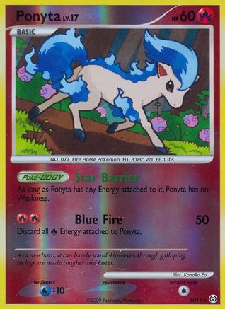 Ponyta (Shiny) SH11  - Reverse Holofoil Arceus - Shiny Holo Rare