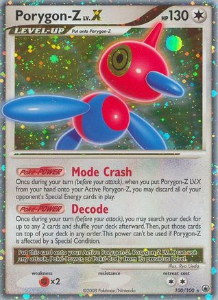 Porygon-Z LV.X 100  - Holofoil Majestic Dawn - Ultra Rare