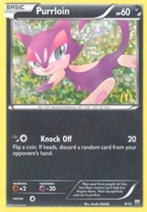 Purrloin 009/12  - Holofoil McDonalds Promos 2012 - Promo