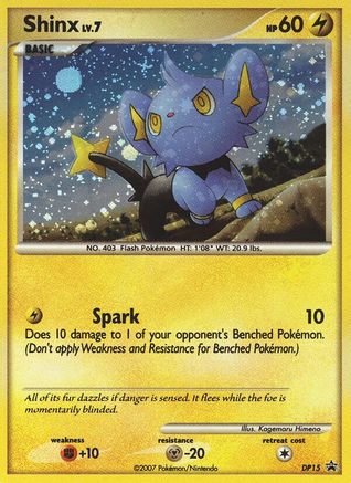 Shinx DP15  - Holofoil Diamond and Pearl Promos - Promo