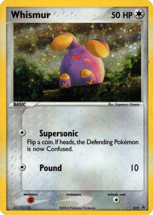 Whismur 019/40  - Holofoil Nintendo Promos - Promo
