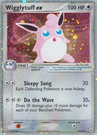 Wigglytuff ex 101  - Holofoil Hidden Legends - Ultra Rare