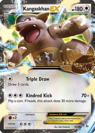 Kangaskhan EX 078/106  - Holofoil XY  Flashfire - Ultra Rare