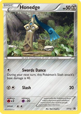 Honedge XY12  - Holofoil XY Promos - Promo