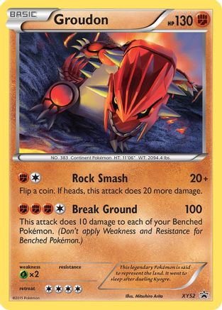 Groudon XY52  - Holofoil XY Promos - Promo