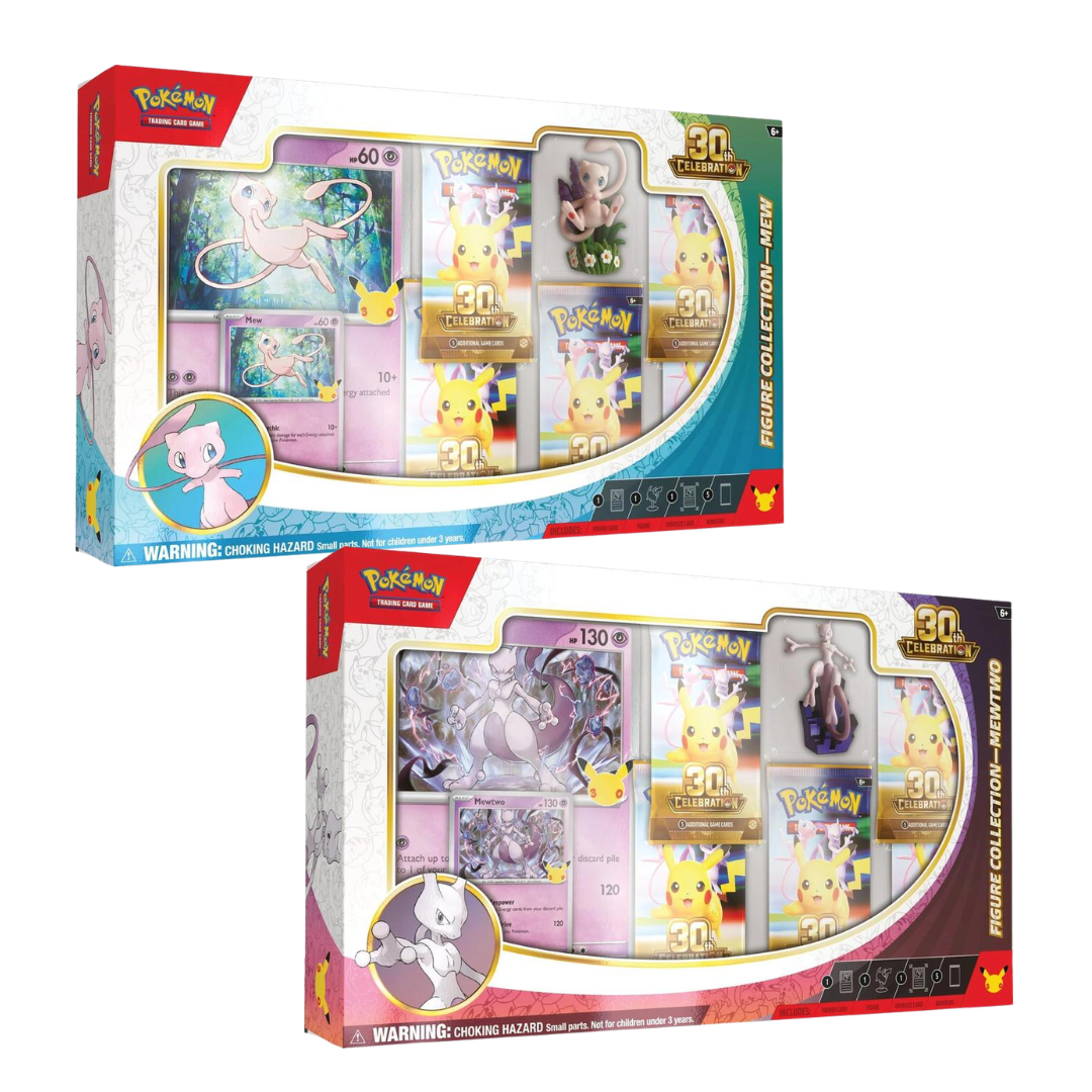 Pokémon 30th Anniversary Figure Collection [SET OF 2] (Preorder Ships 11/06)