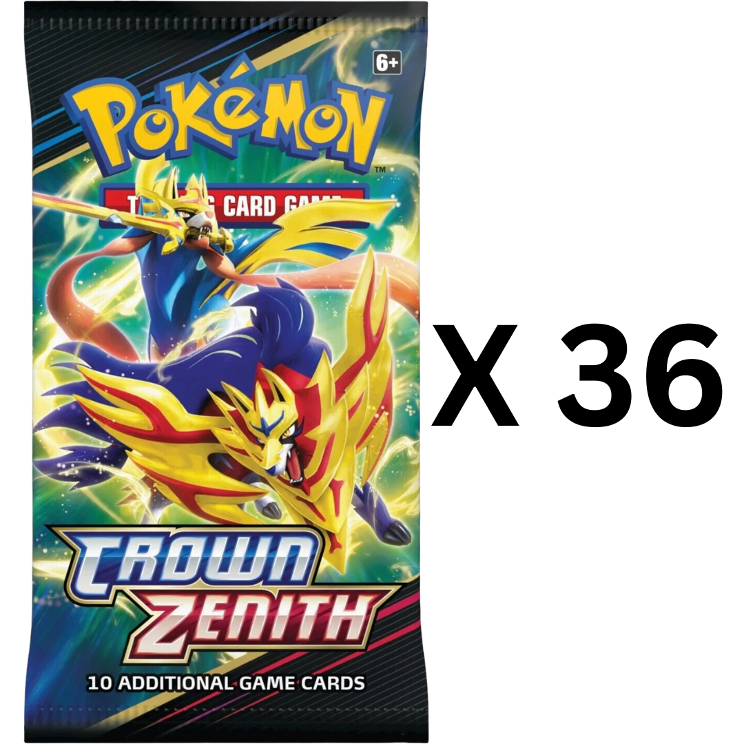 Pokémon Crown Zenith 36 Loose Pack Bundle