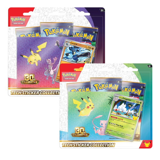 Pokémon 30th Anniversary Tech Sticker Collection [Set of 2] (Preorder: Ships by 9/16/2026)