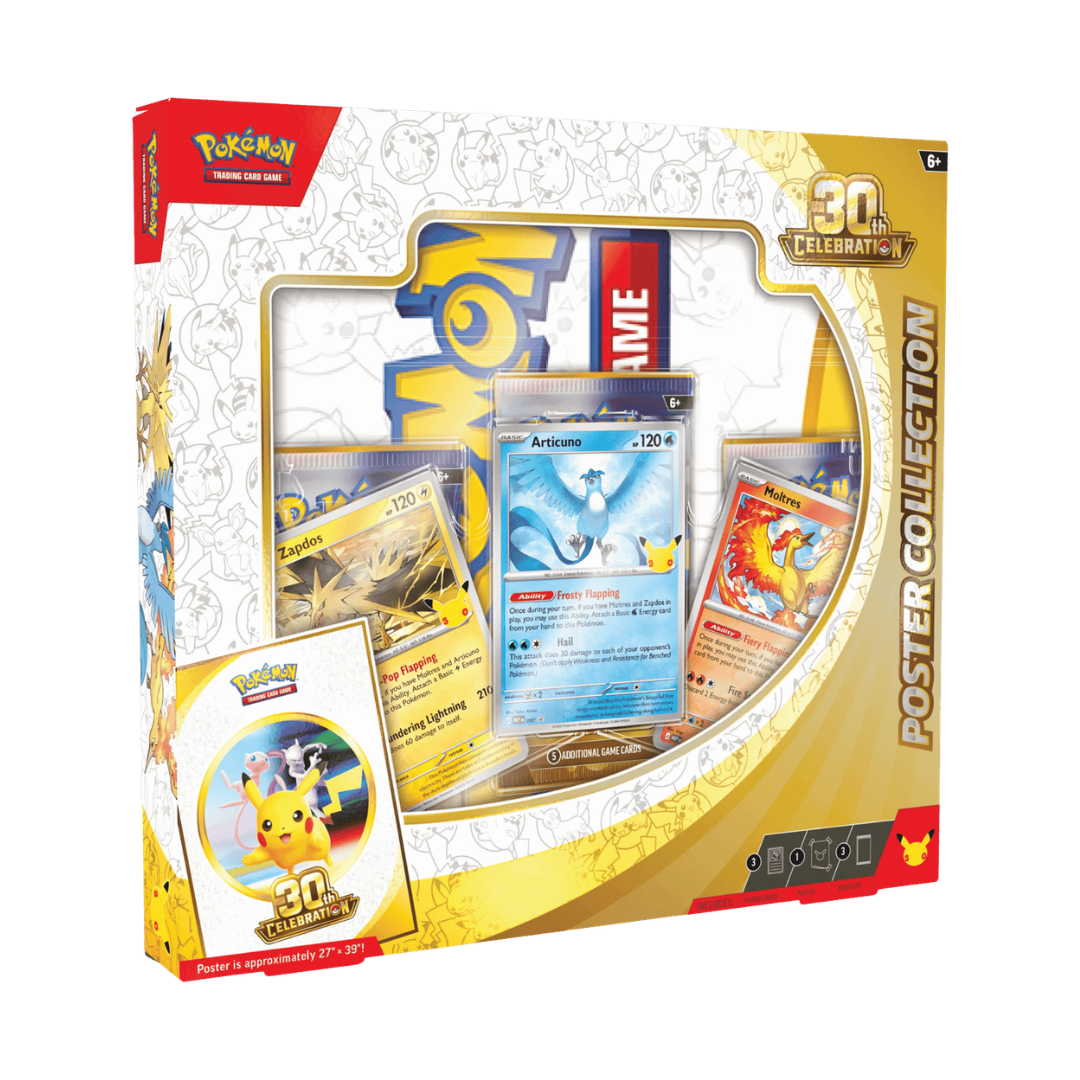 Pokémon 30th Anniversary Poster Collection (Preorder: Ships by 9/16/2026)