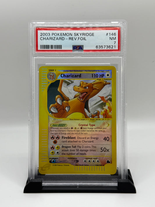 PSA 7 2003 Pokemon Skyridge Reverse Holo Charizard #146