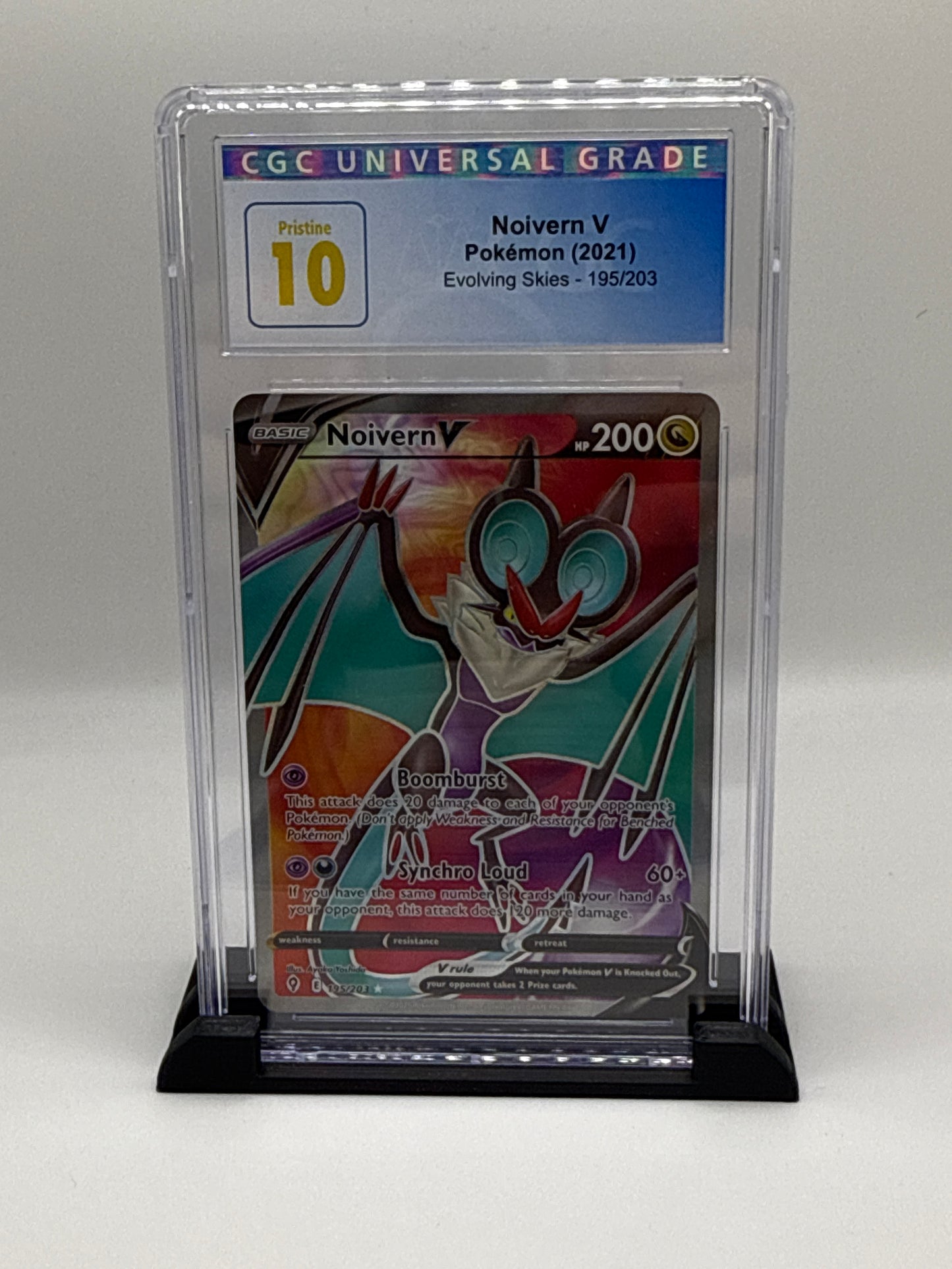 CGC Pristine 10 2021 Evolving Skies English Noivern V #195
