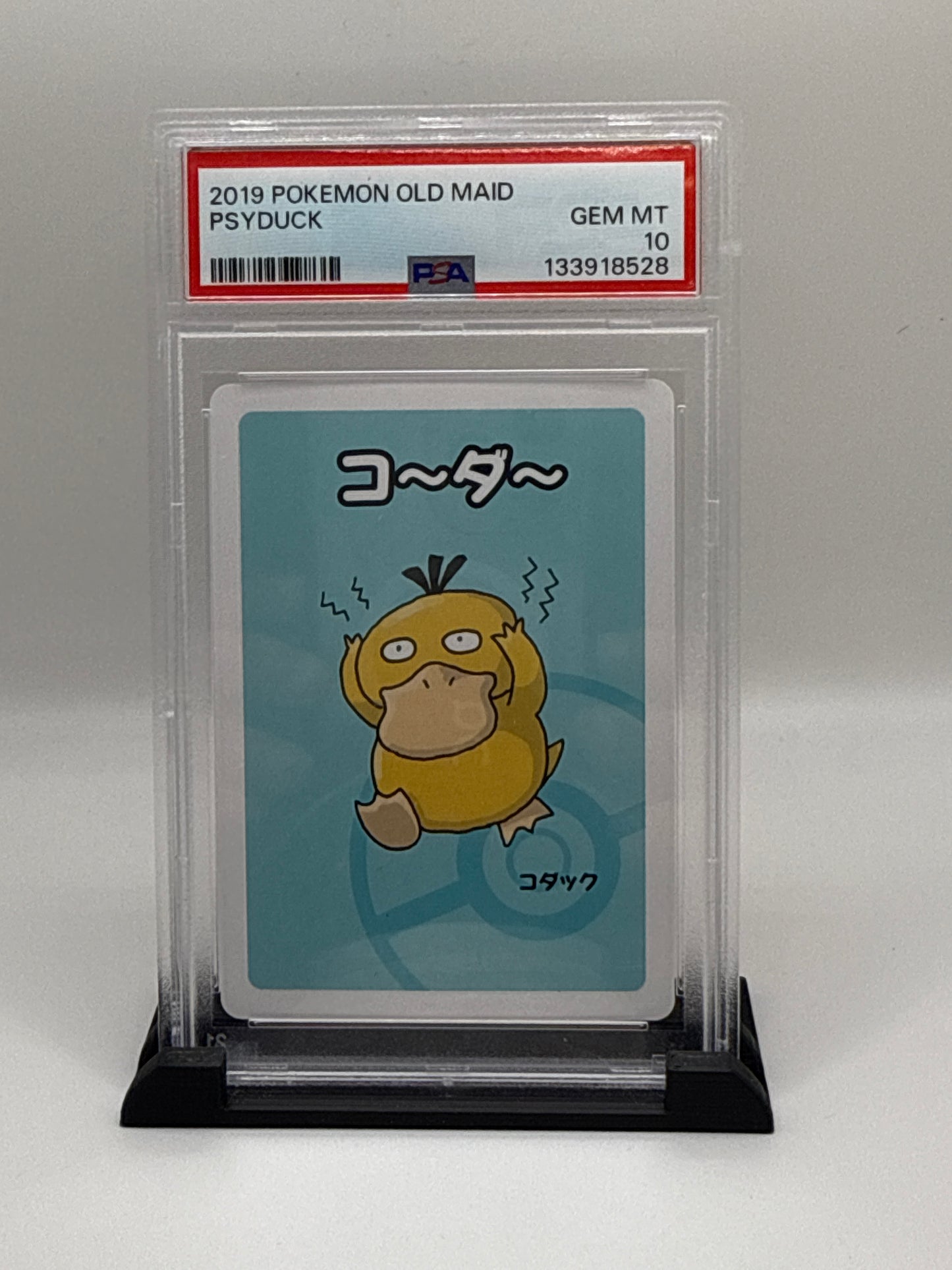 PSA 10 2019 Pokemon Playing Cards Old Maid Japanese Psyduck