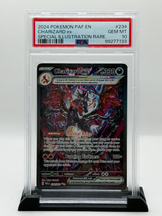PSA 10 2024 Pokémon Scarlet and Violet Paldean Fates Special Illustration Rare Charizard Ex #234