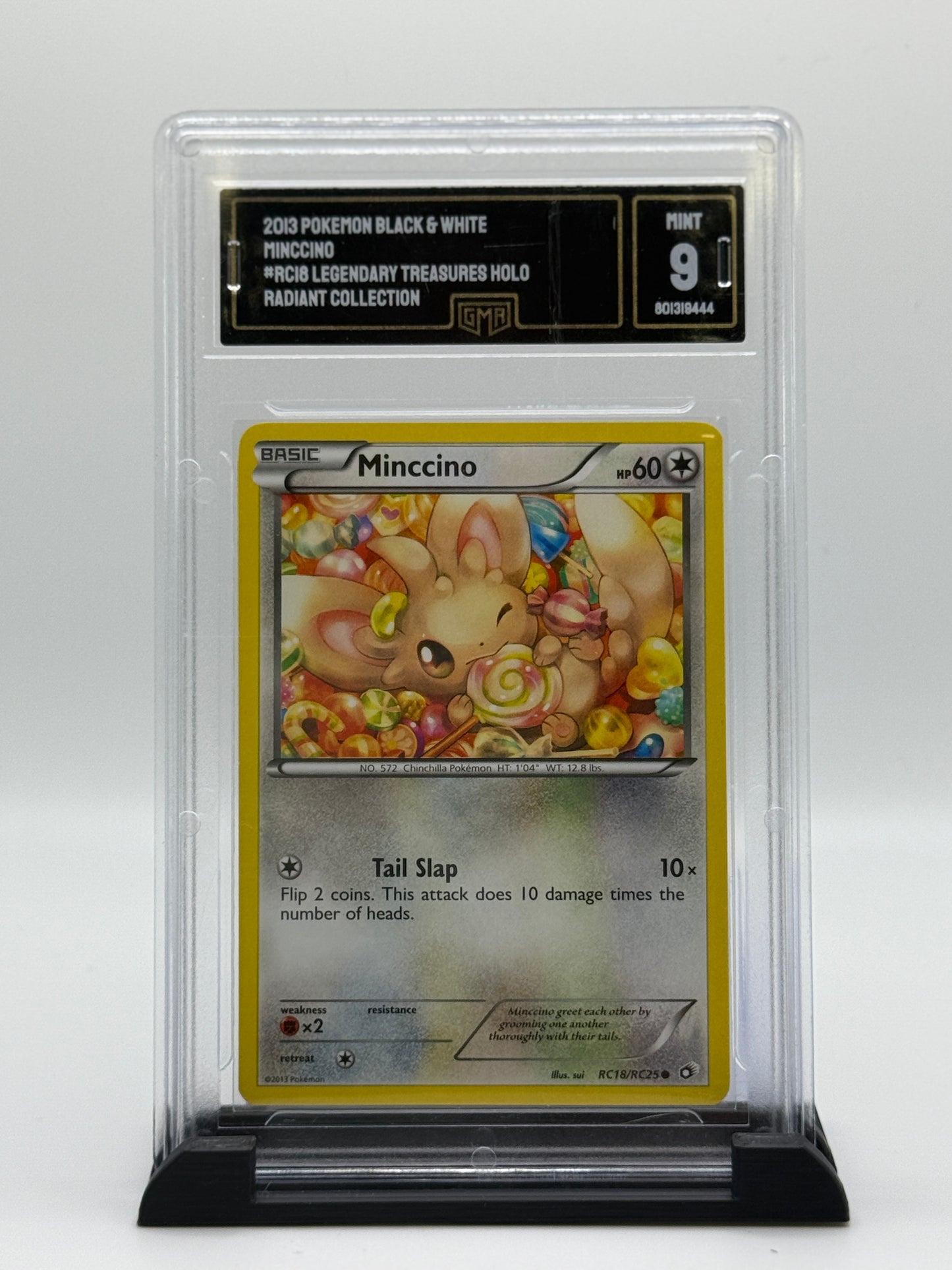 GMA 9 2013 Legendary Treasures English Holo Minccino #RC18