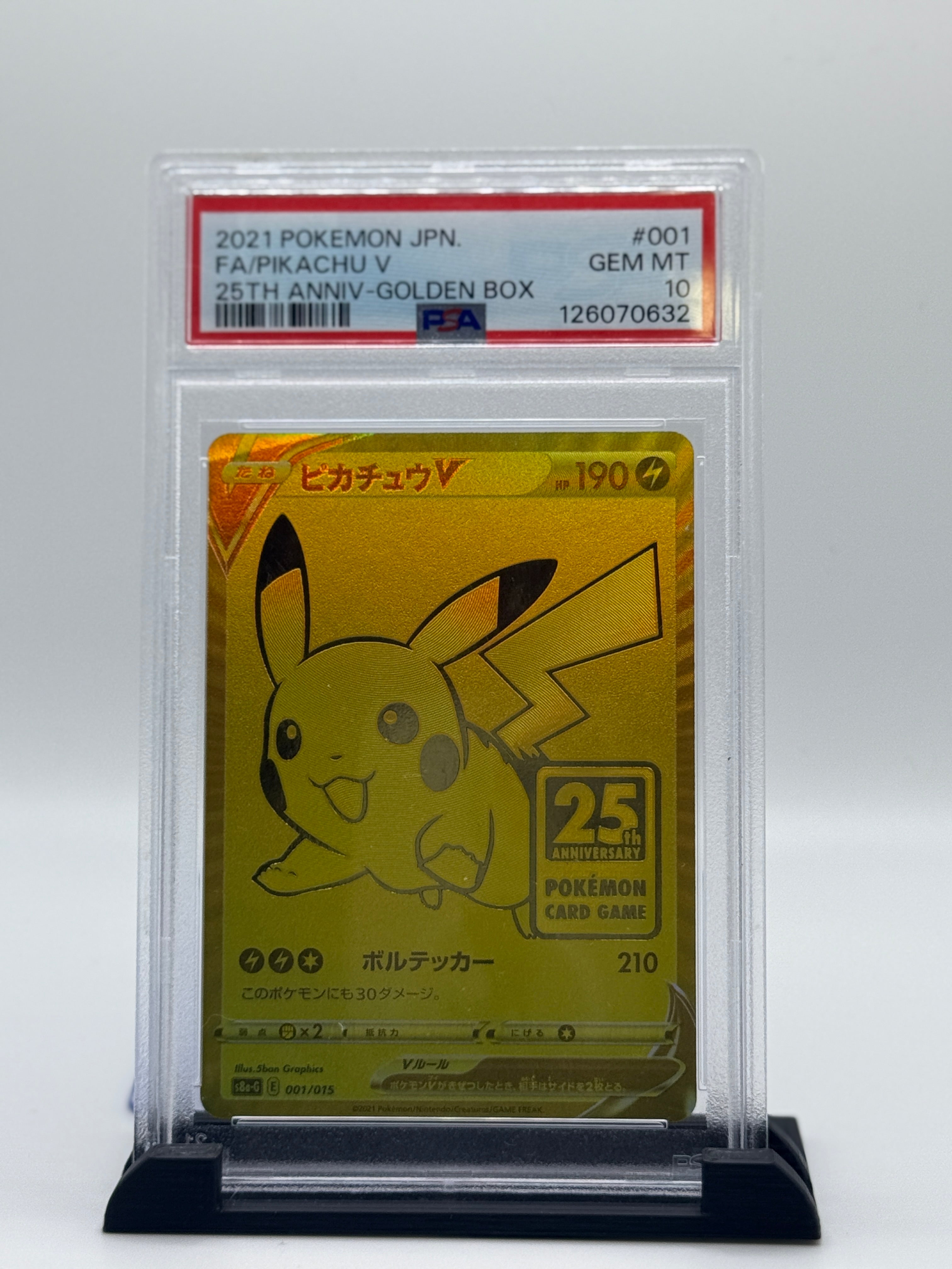 PSA 10 2021 Pokemon 25th Anniversary Collection Golden Box