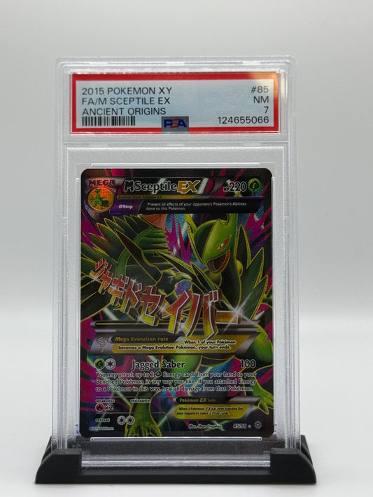 PSA 7 2015 Pokemon XY Ancient Origins M Sceptile Ex #85