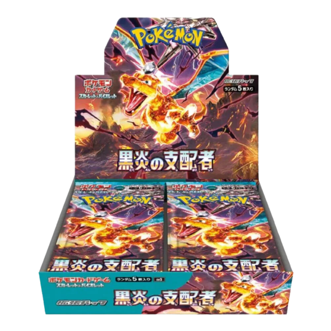 Pokémon Ruler of the Black Flame Japanese Booster Box Sv3