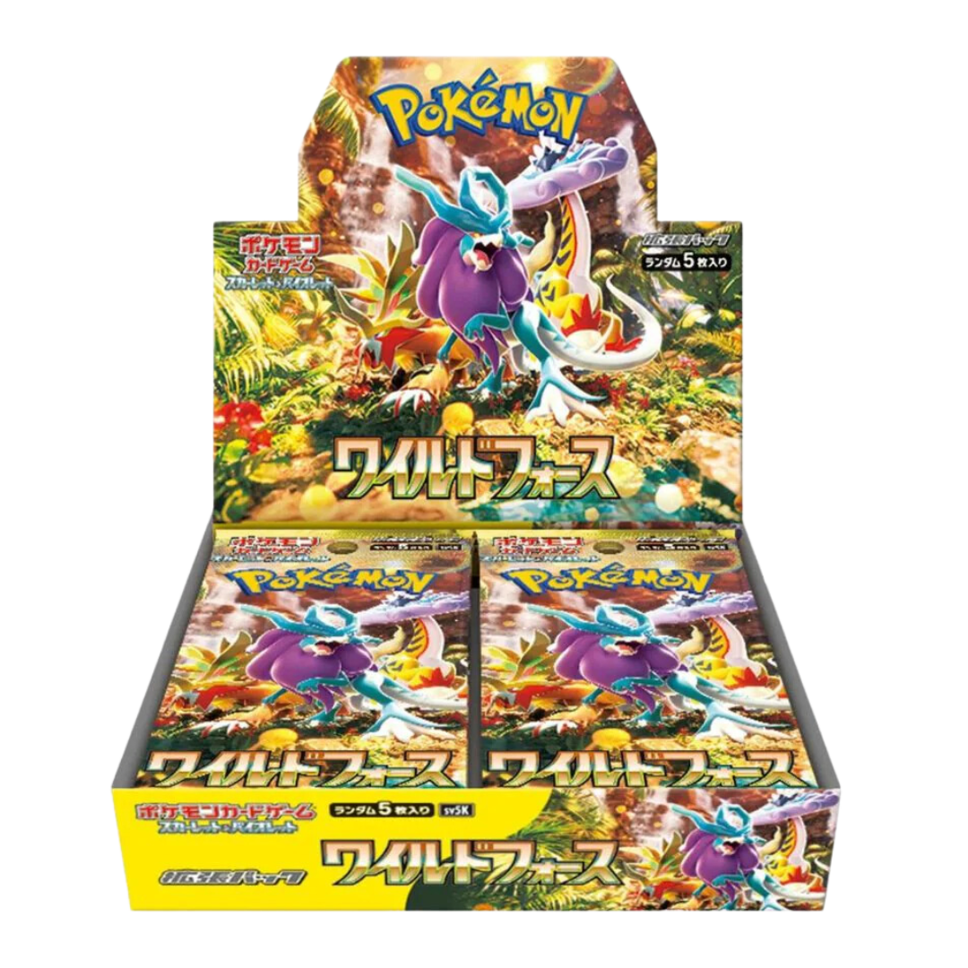 Pokémon Wild Force Japanese Booster Box Sv5k