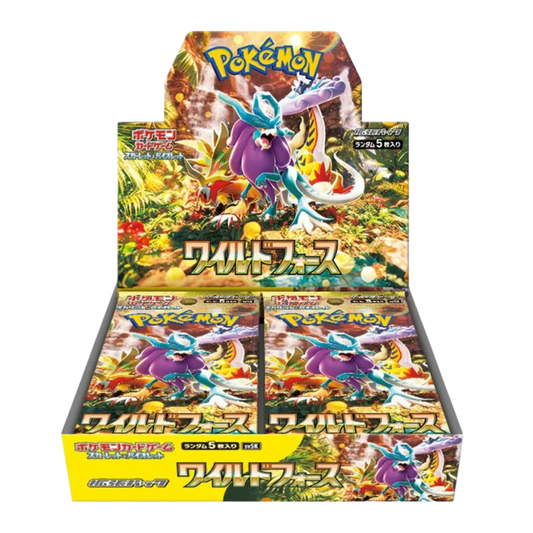 Pokémon Wild Force Japanese Booster Box Sv5k