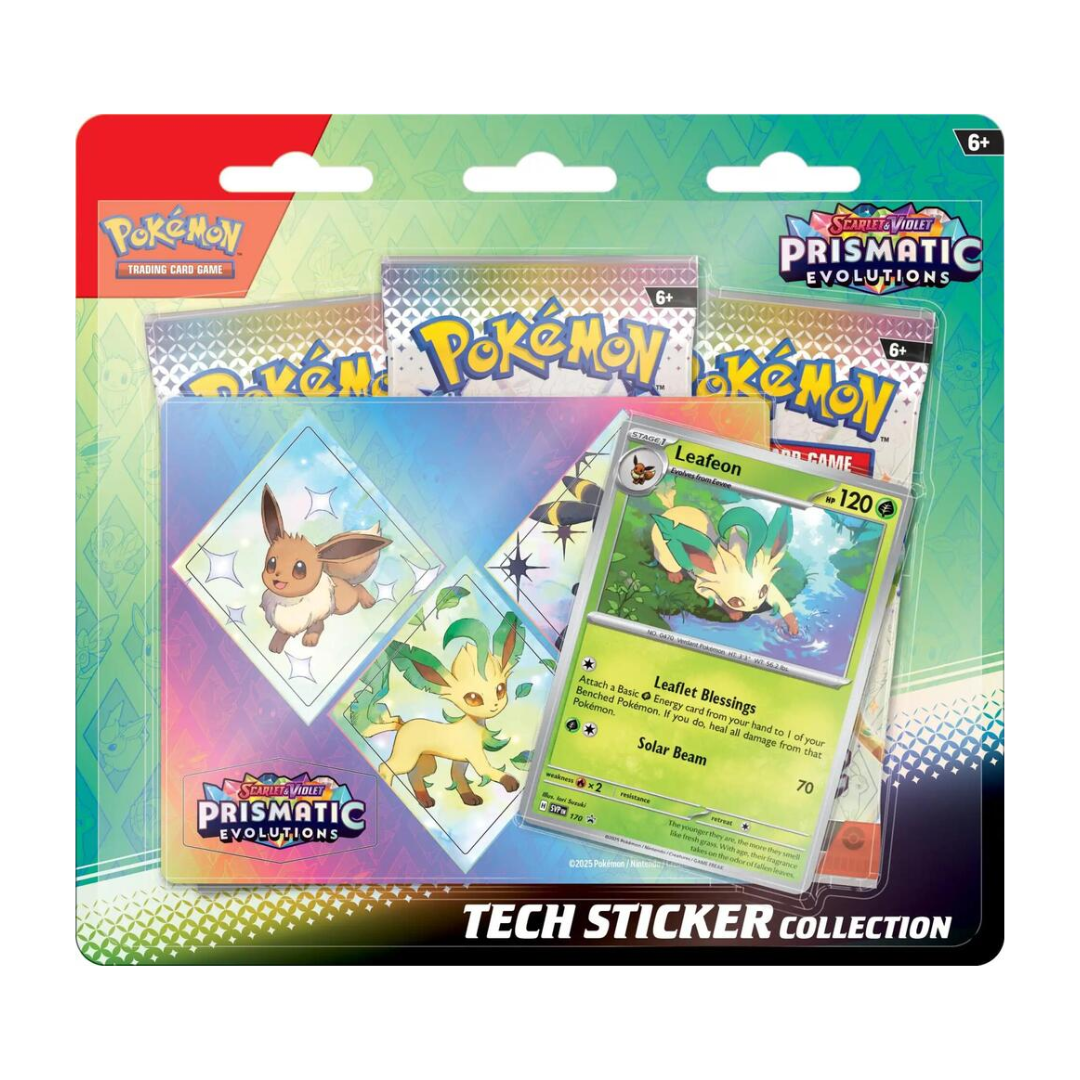 Prismatic Evolutions Tech Sticker Collection (Preorder - Ships by 01/17/2025)