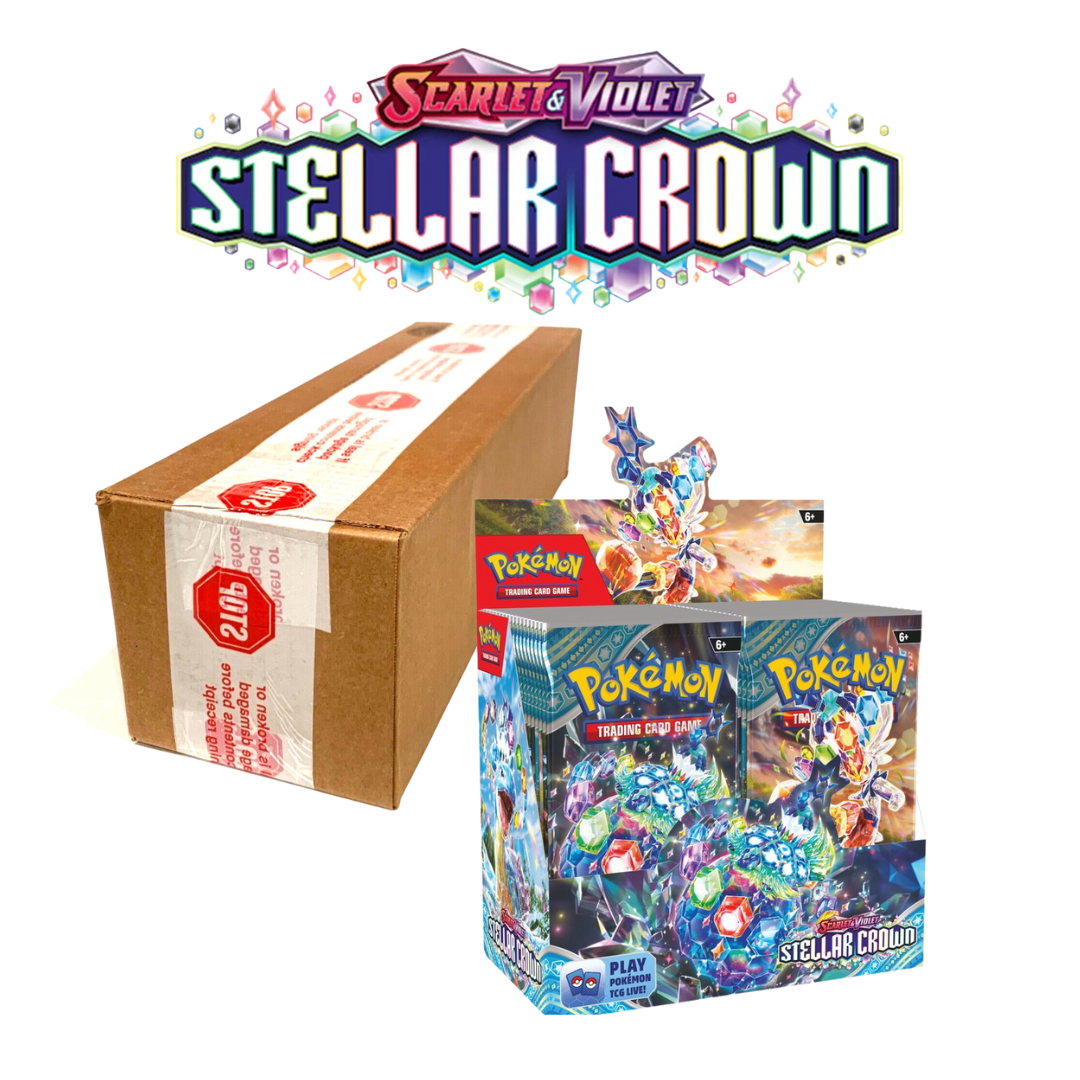 Pokémon Stellar Crown Booster Box CASE