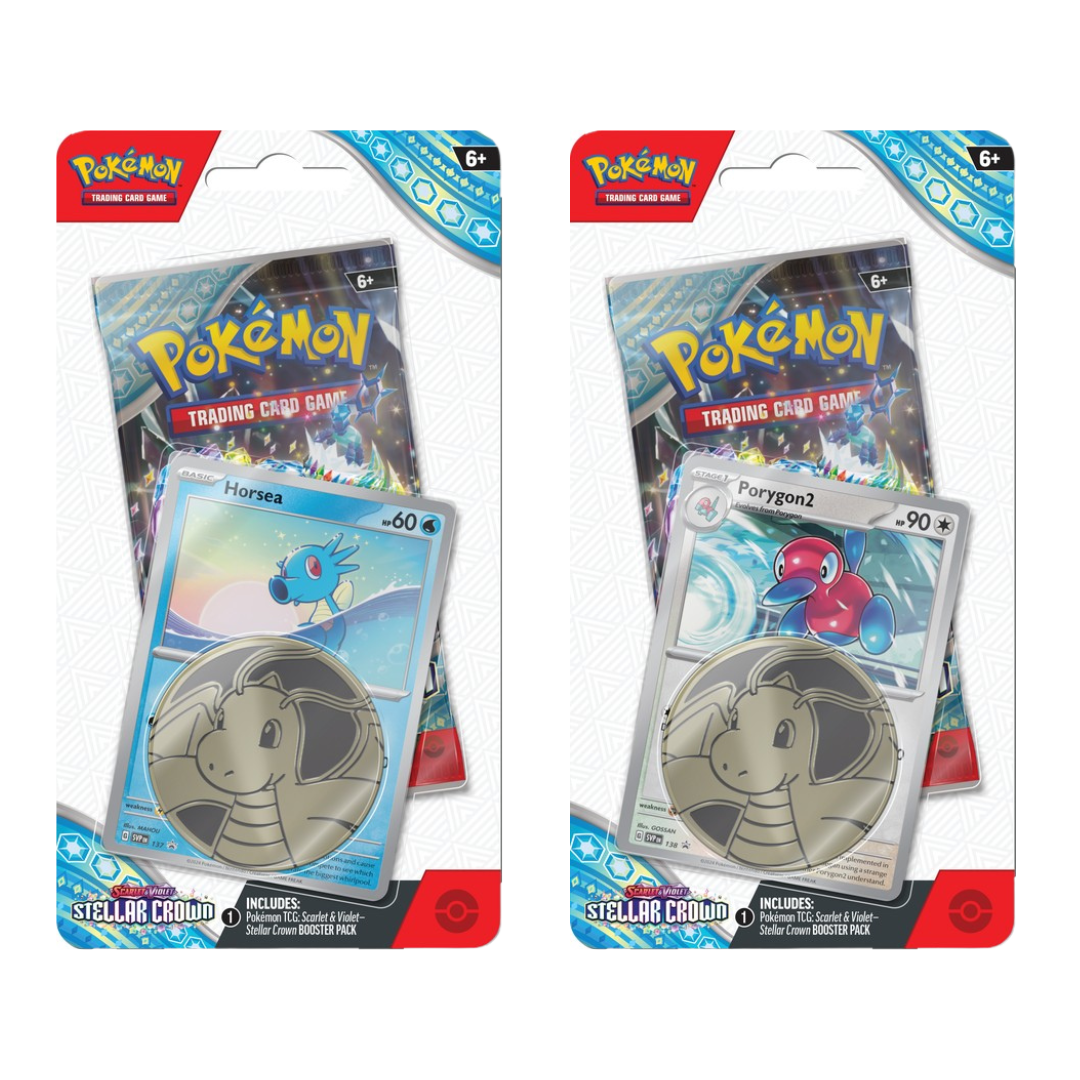 Pokémon Stellar Crown Checklane Blister [Set of 2]