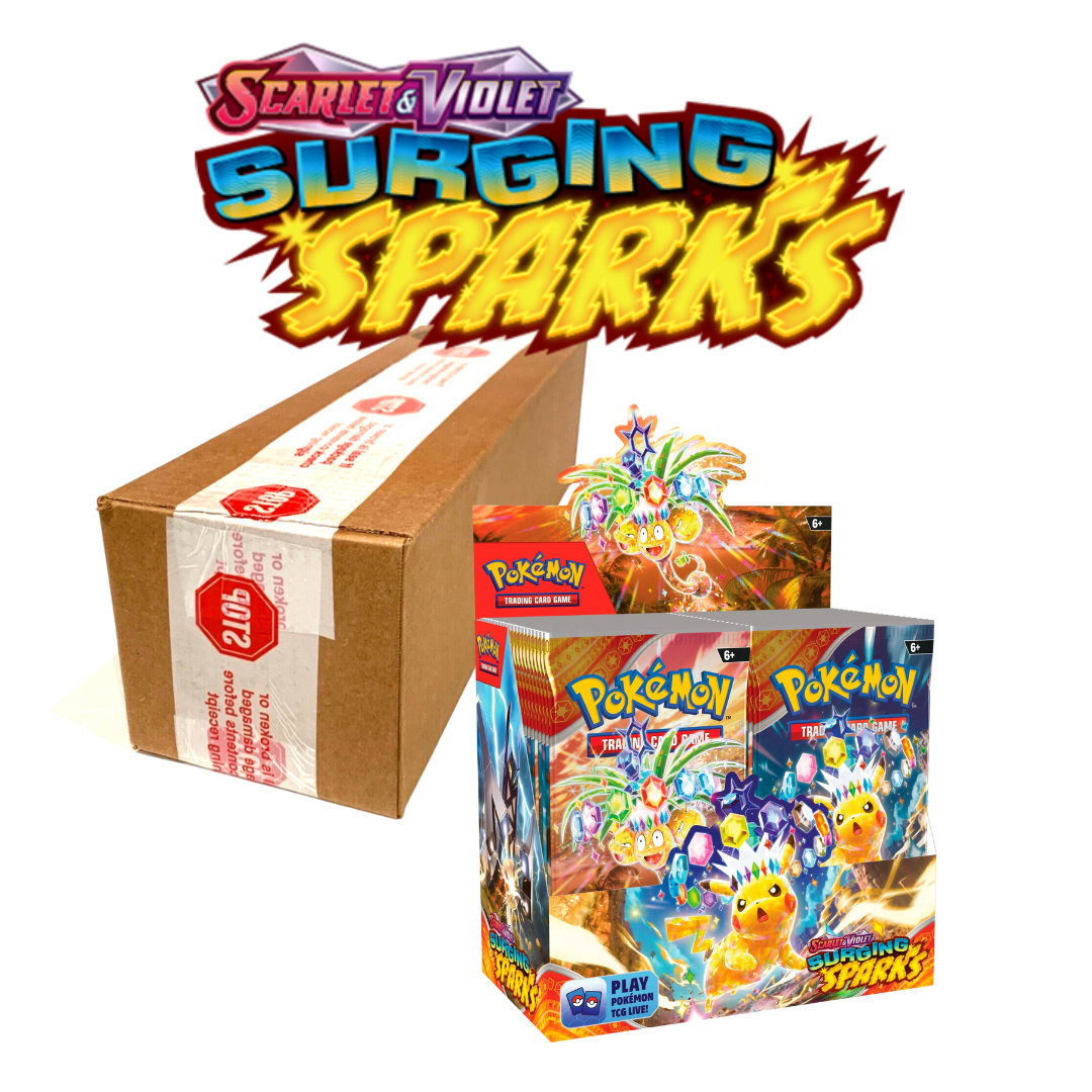 Pokémon Surging Sparks Booster Box Case (Preorder - Ships by 11/08/2024)