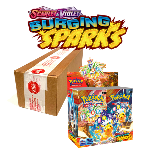 Pokémon Surging Sparks Booster Box Case (Preorder - Ships by 11/08/2024)