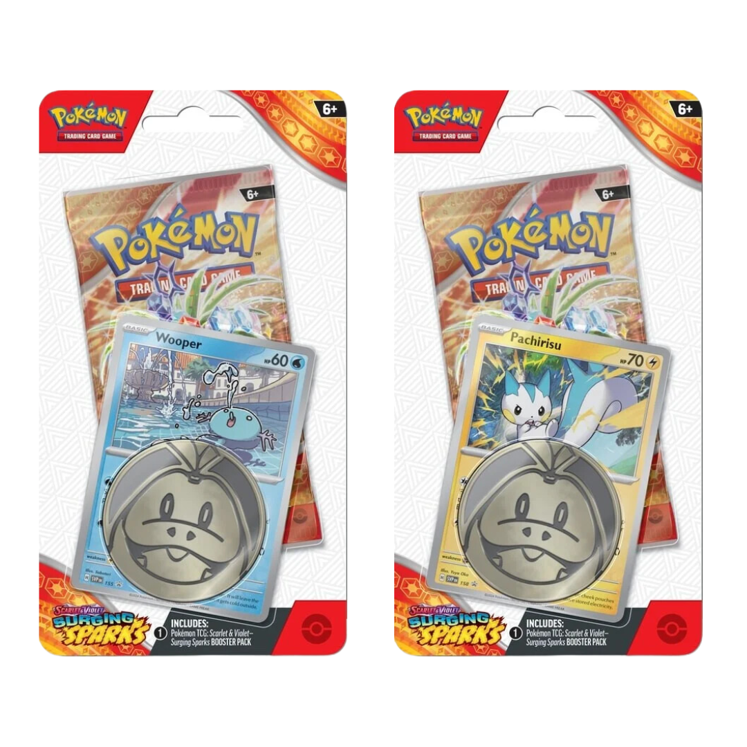 Pokémon Surging Sparks Checklane Blister [Set of 2] (Preorder - Ships by 11/08/2024)