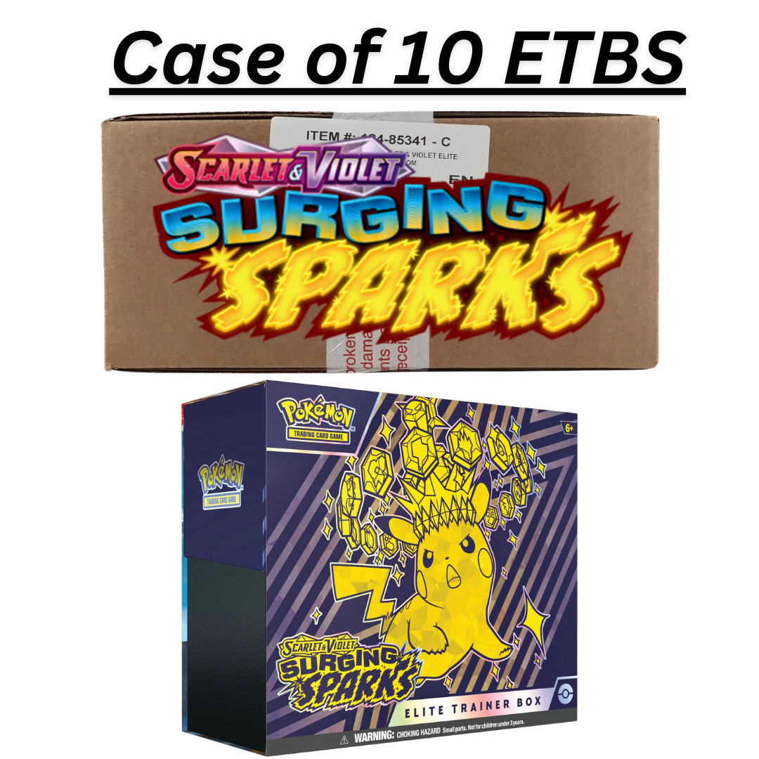 Pokémon Surging Sparks Elite Trainer Box Case (Preorder - Ships by 11/08/2024)