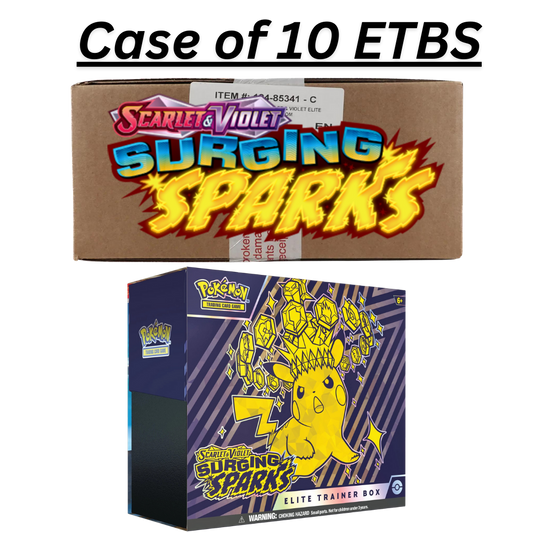 Pokémon Surging Sparks Elite Trainer Box Case (Preorder - Ships by 11/08/2024)