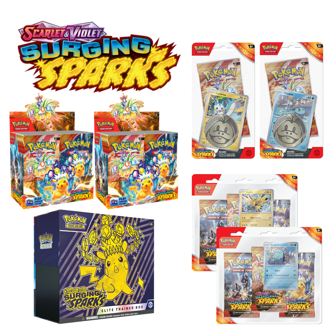 Pokémon Surging Sparks Skippy Bundle (Preorder - Ships by 11/08/2024