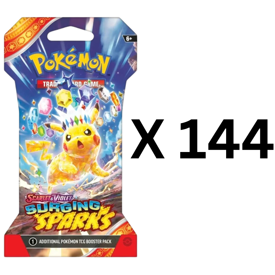 Pokémon Surging Sparks Sleeved Booster Case (Preorder - Ships by 11/08/2024)