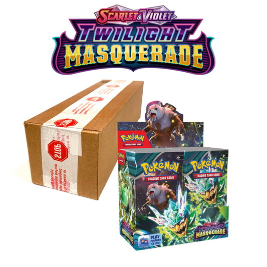 twilight masquerade booster box case Pokemon TCG: Scarlet and Violet Bundle : Toys & Games Twilight Masquerade Boosters A festival of mischief and mystery awaits Quick, the Pokemon Twilight Masquerade