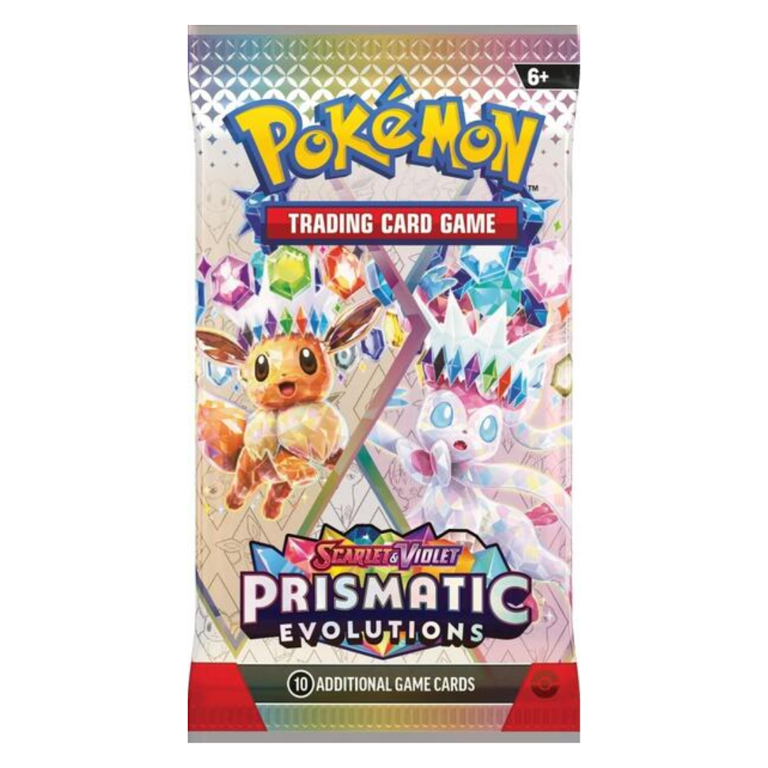 Pokémon Prismatic Evolutions Booster Pack – Skiplup's Poke Shop!