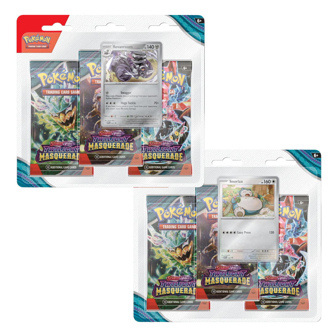 Pokémon Twilight Masquerade 3 Pack Blister [Set of 2]