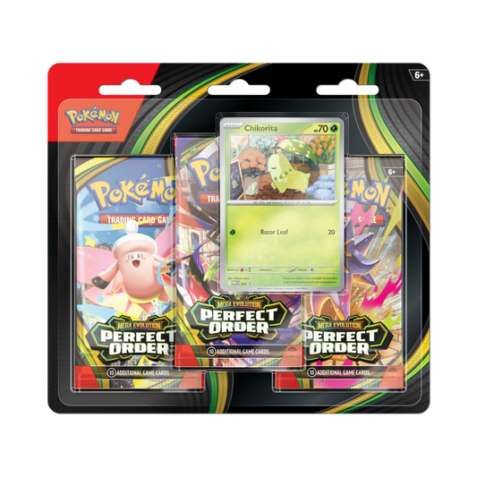 Pokémon Perfect Order 3-Pack Blister (Preorder: Ships by 3/27/26)