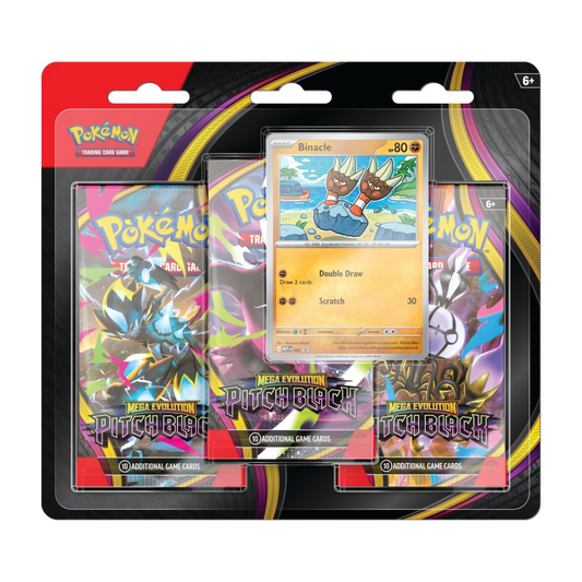 Pokémon Pitch Black 3-Pack Blister (Preorder - Ships by 07/17/2026)