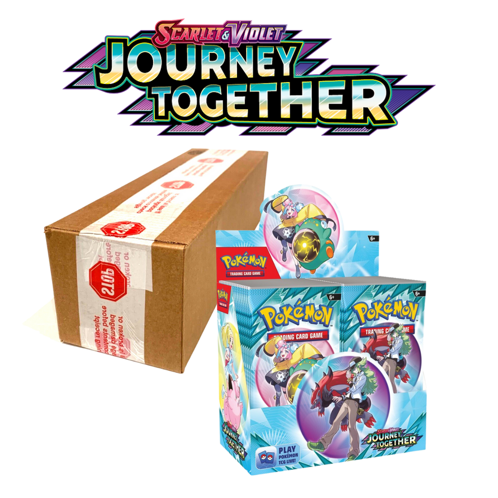 Pokémon Journey Together Enhanced Booster Box CASE (Preorder Ships b