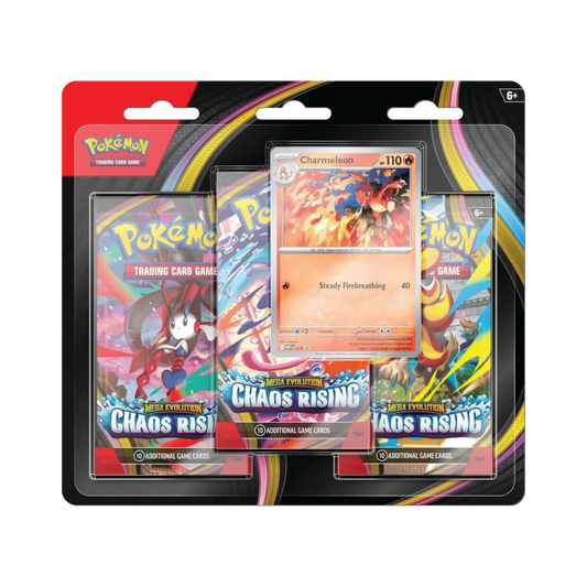Pokémon Chaos Rising 3-Pack Blister (Preorder: Ships by 05/22/26*)