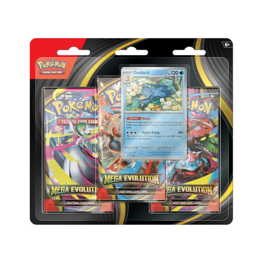 Pokémon Mega Evolution 3-Pack Blister (Golduck)