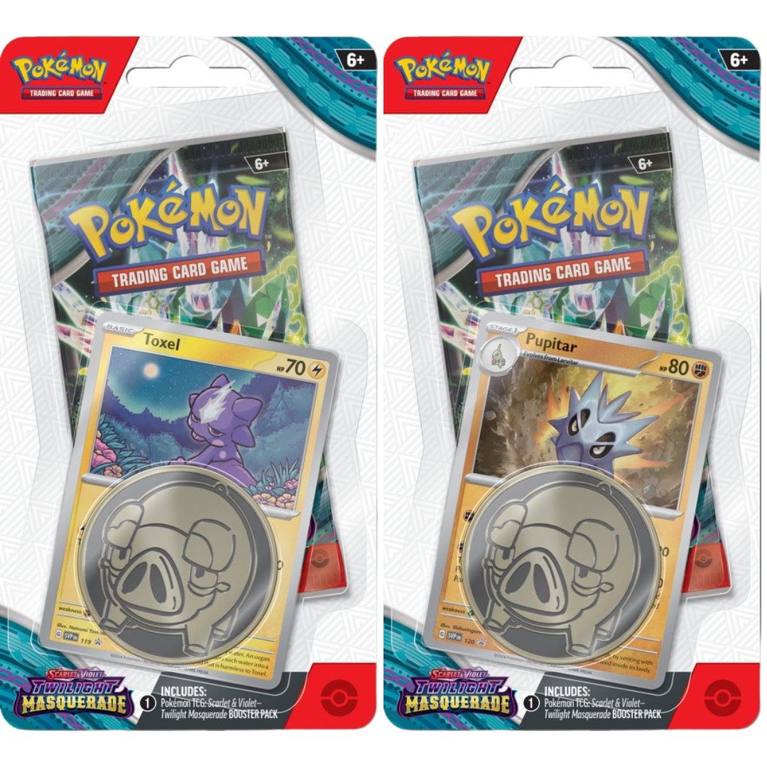 Pokémon Twilight Masquerade Checklane Blisters Set of 2