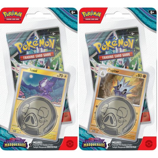 Pokémon Twilight Masquerade Checklane Blisters Set of 2